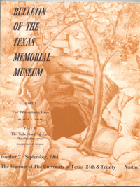 Cover of the Bulletin of the Texas Memorial Museum