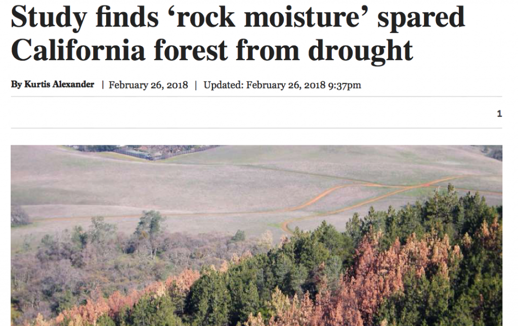 Rock moisture in the news and on the radio