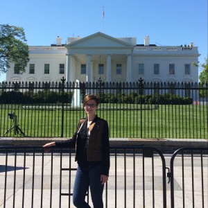 Me in front of the White House.