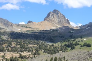 Buck Mountain and Buck Mountain fault from the west