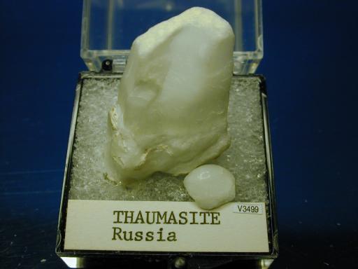 Thaumasite image.