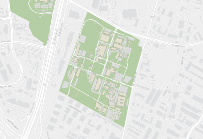 Map of UT Austin's J.J. Pickle Research Campus