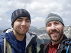 Steven Arauza - B.S. 2009. Steven with PhD student Eric Kelly on top of Wheeler Peak just outside of field area