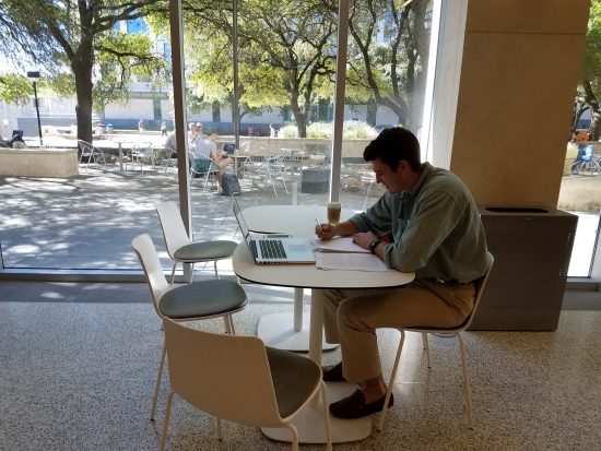 Studying in the Student Center