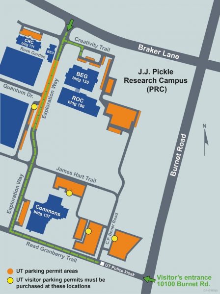 Utig Parking Map